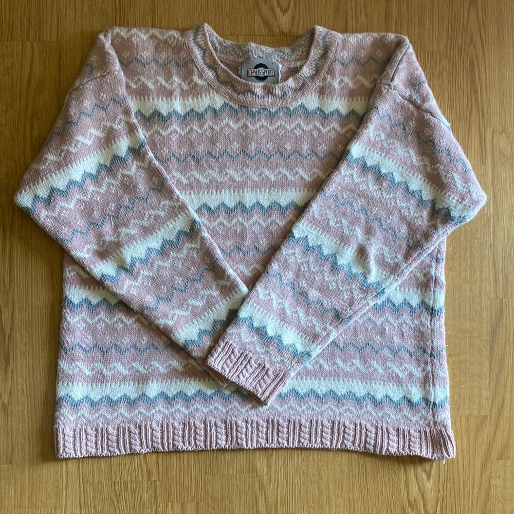 Chaus Sport Jacquard Vintage Sweater
